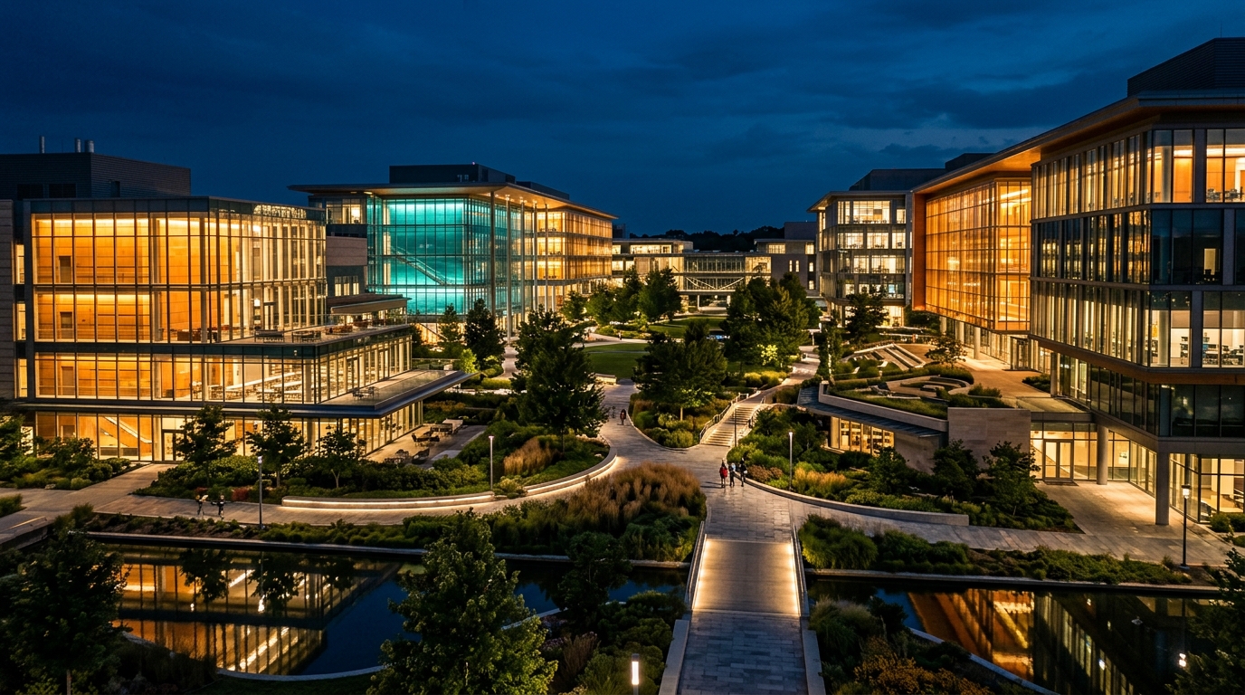 University Campus Architecture Visual