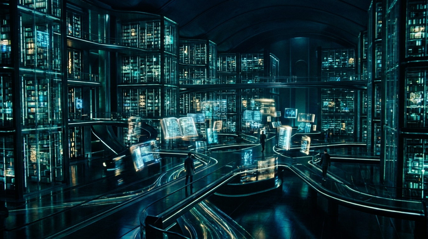 Digital Library Archive Visual